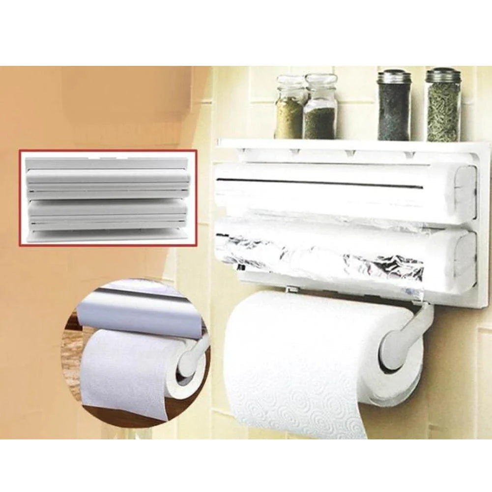 Organizador PapelSmart: Dispensador de Cocina y Organizador de Papel Film y Aluminio