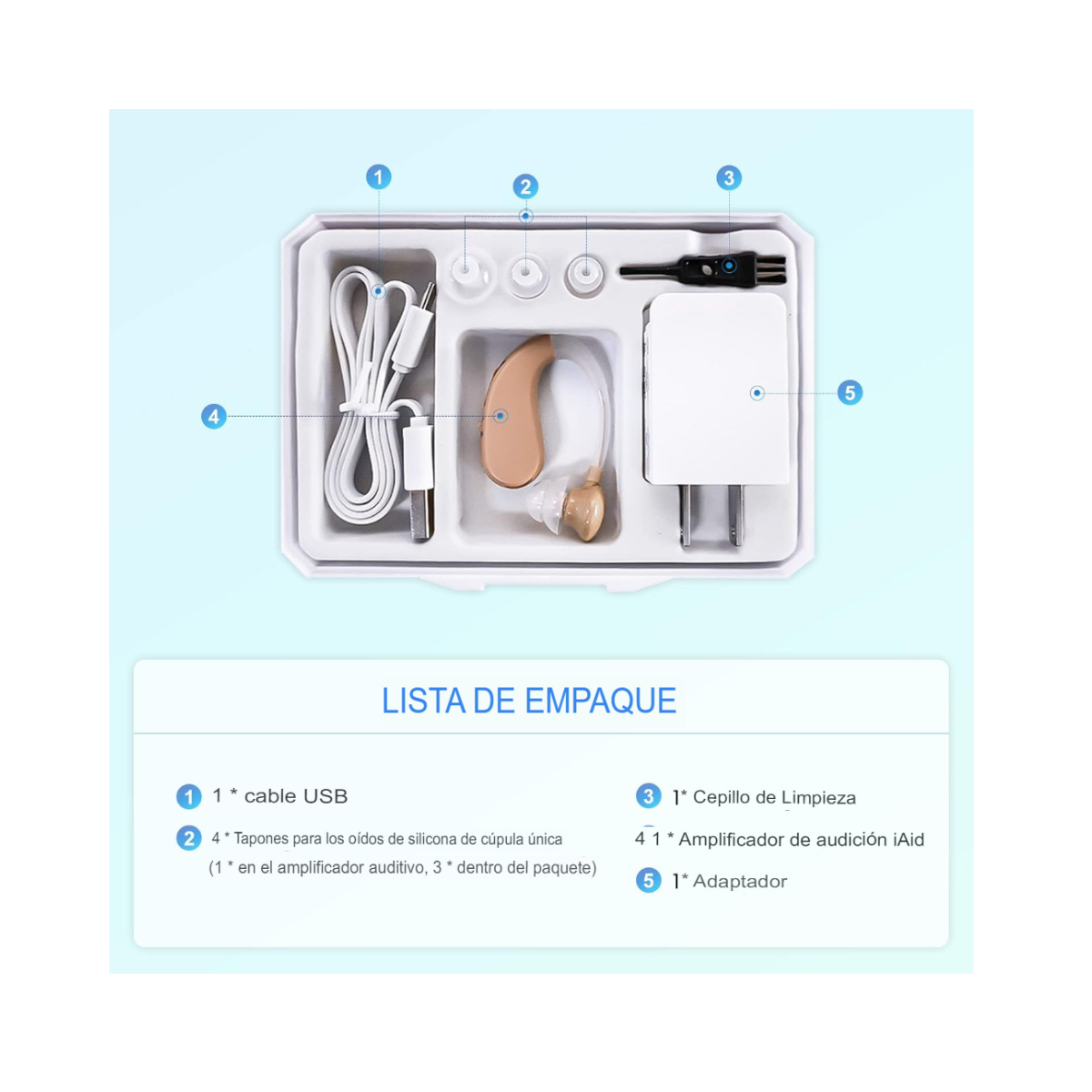👂Audífono Amplificador Para Sordos - AudioMax™