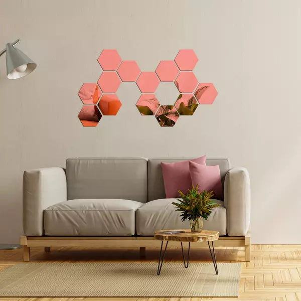 Espejos Decorativos Hexagonales