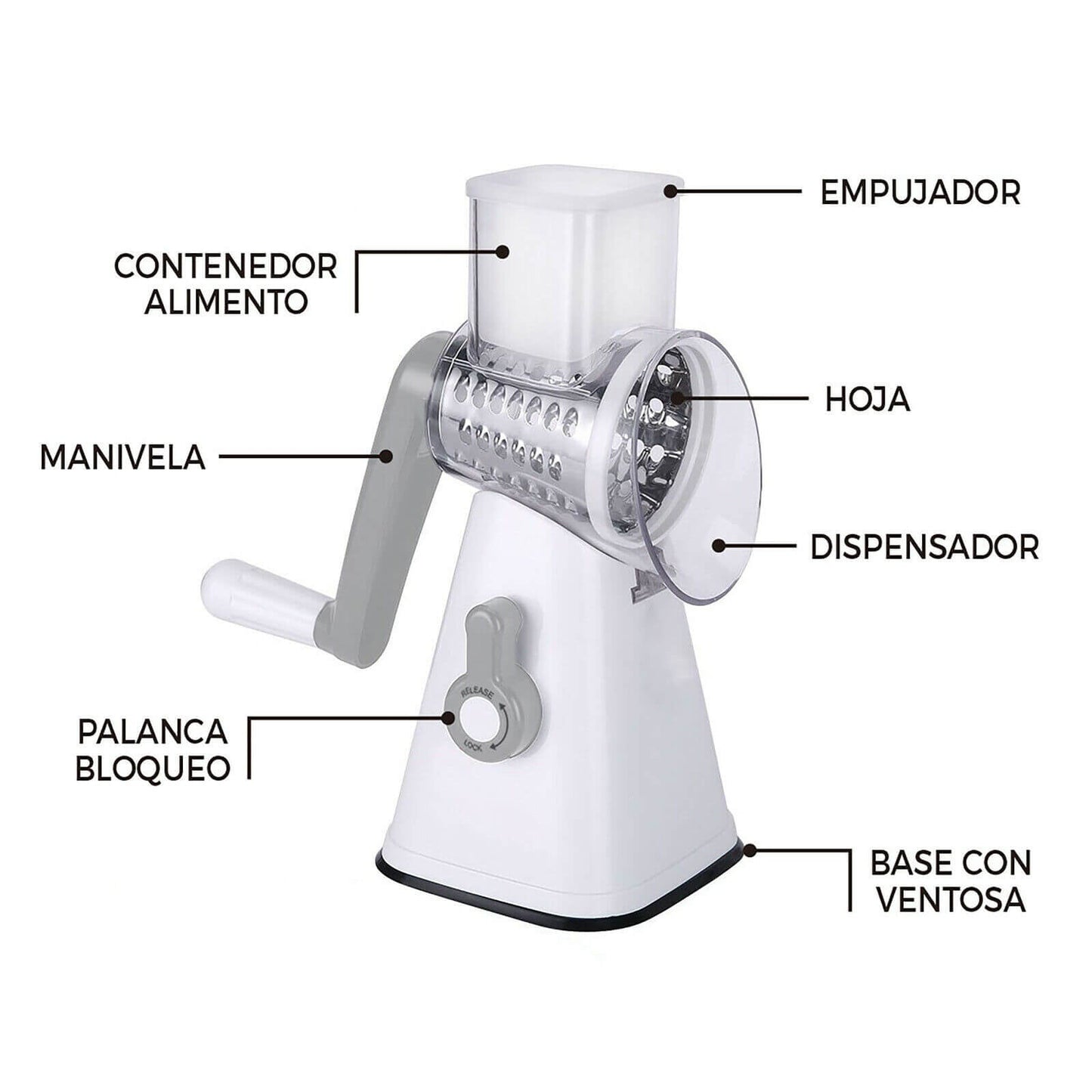 Rallador Multifuncional 3 en 1 - EASY PEELER