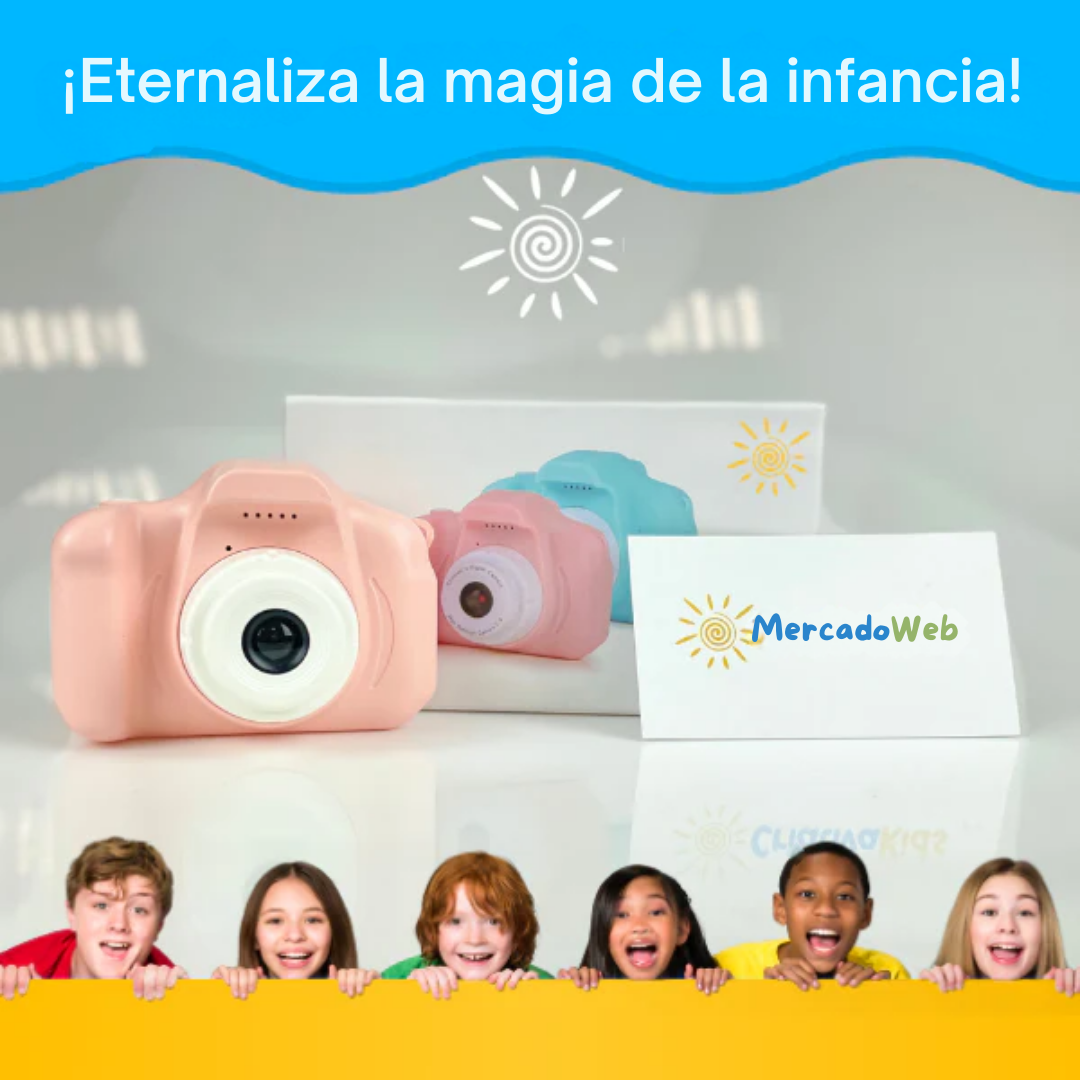 Cámara digital creativa para niños: ¡incluye tarjeta de memoria Gratis!