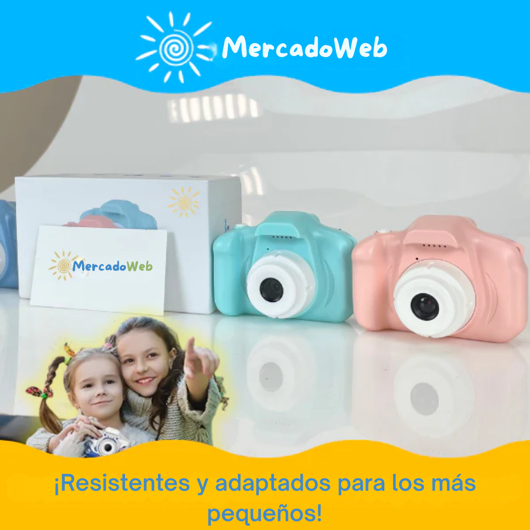 Cámara digital creativa para niños: ¡incluye tarjeta de memoria Gratis!