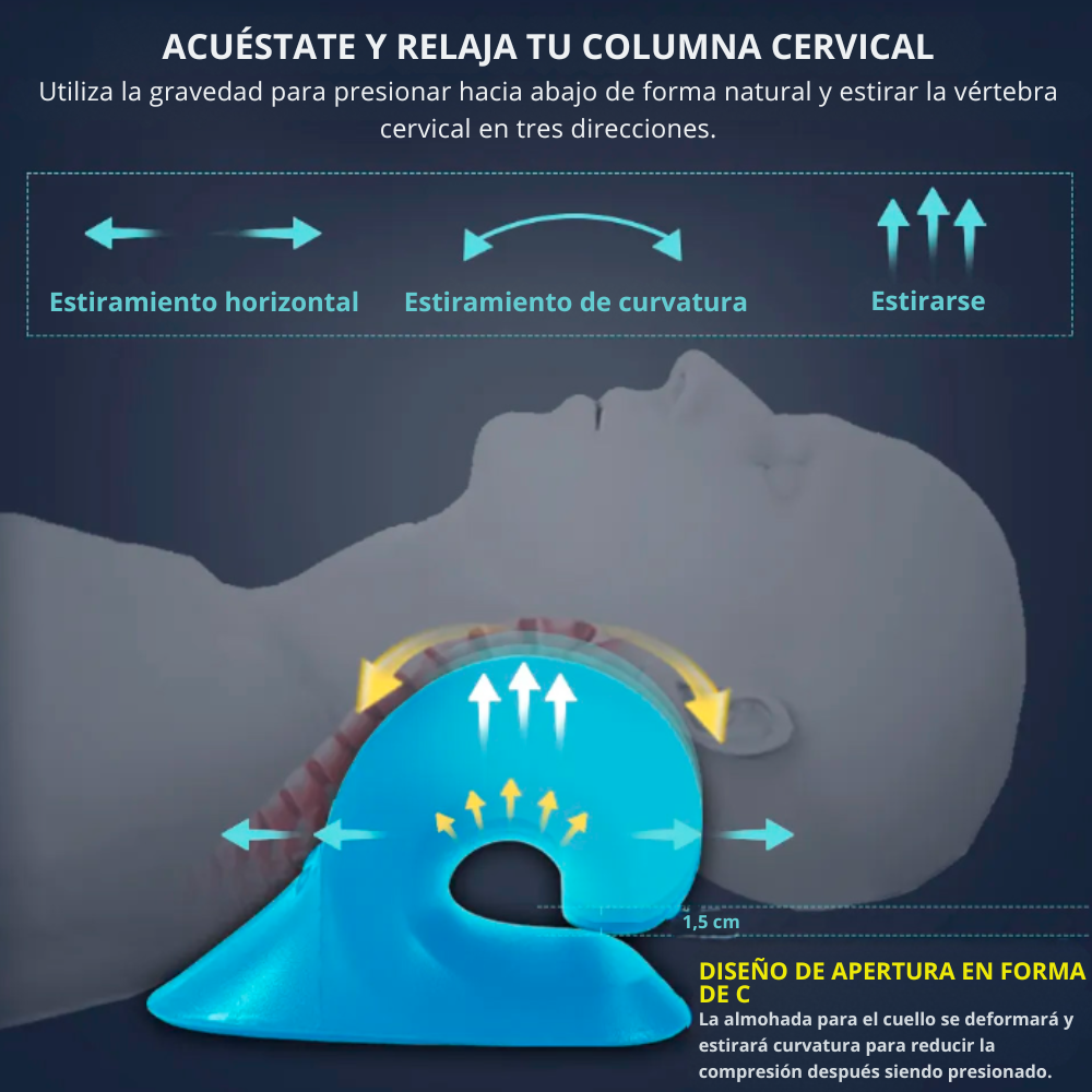 RelaxNex Pro - Almohada Cervical Masajeador