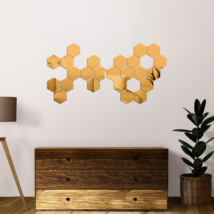 Espejos Decorativos Hexagonales