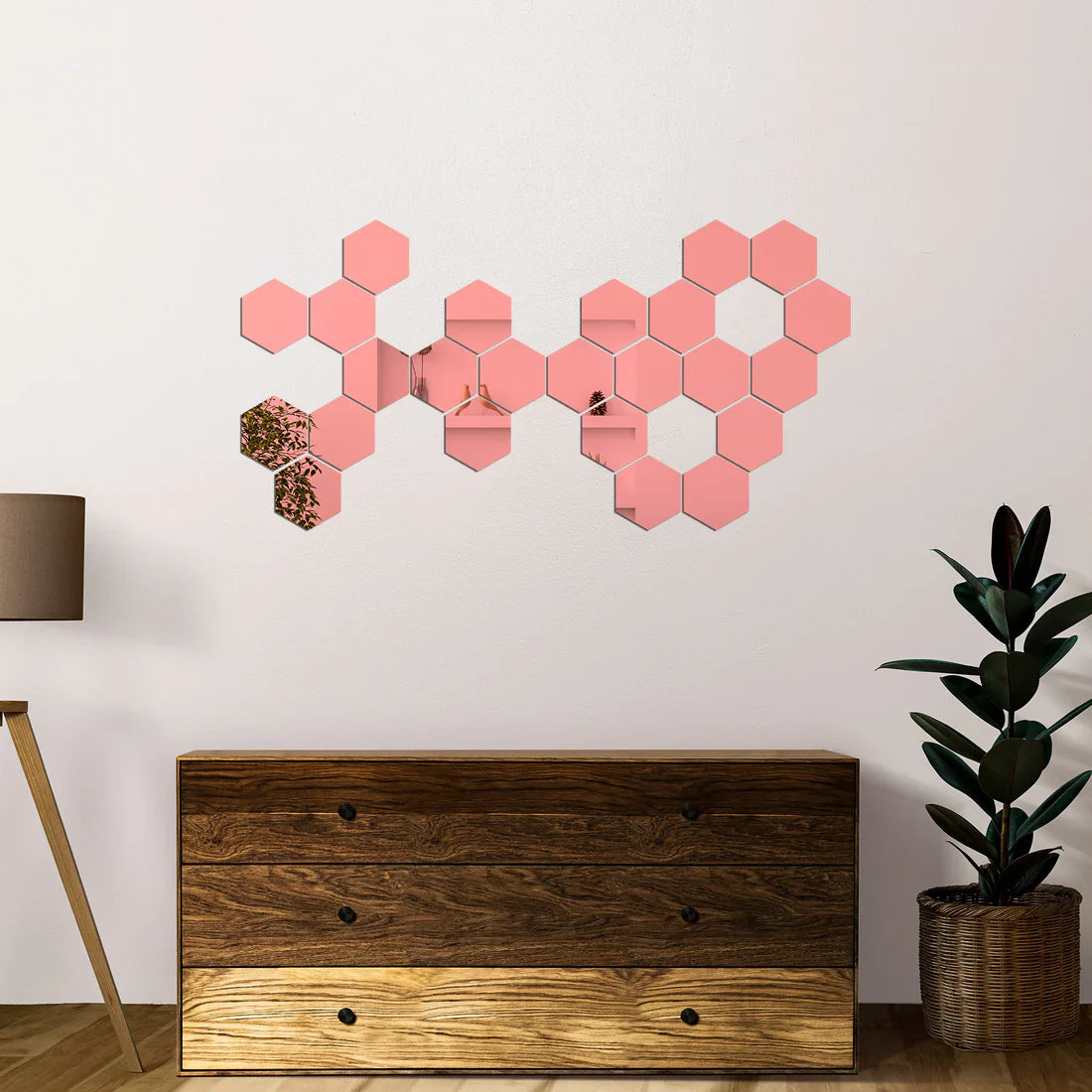 Espejos Decorativos Hexagonales