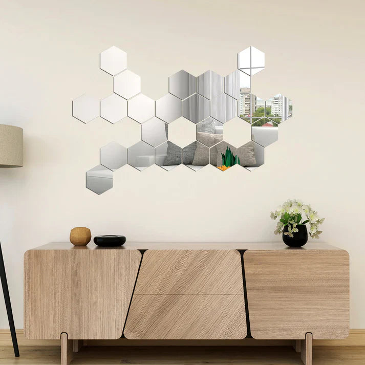 Espejos Decorativos Hexagonales