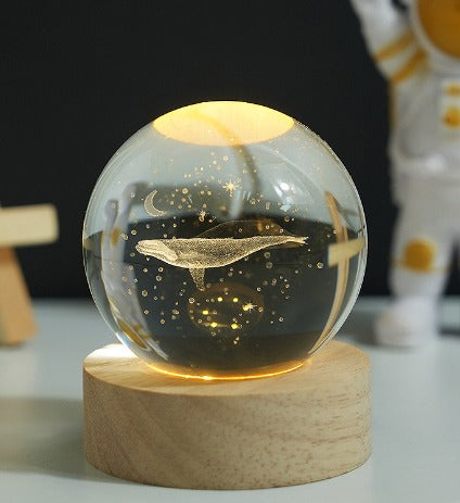 Esfera de Cristal Celestial Radiante