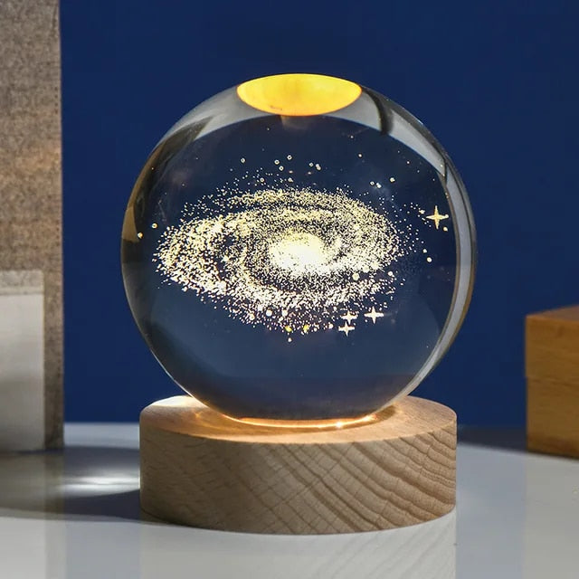 Esfera de Cristal Celestial Radiante