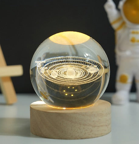 Esfera de Cristal Celestial Radiante