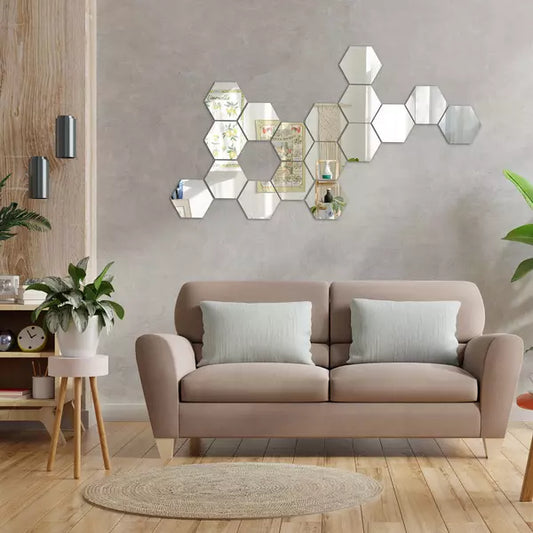 Espejos Decorativos Hexagonales