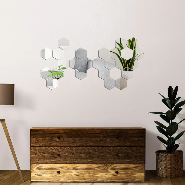 Espejos Decorativos Hexagonales