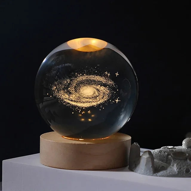 Esfera de Cristal Celestial Radiante