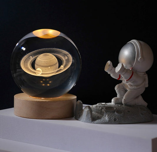 Esfera de Cristal Celestial Radiante